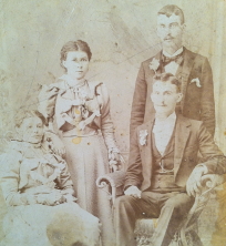 Charles and Flagget Russeau, with wives